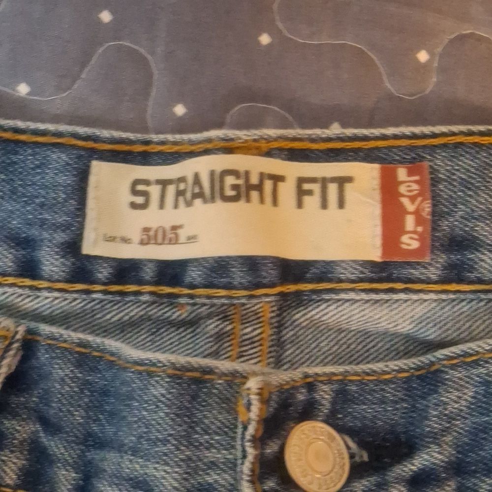 Levi's Men's Straight Jeans - Medium Blue - Picture 4 of 6